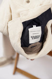 James Harper Cord Padded Jacket Natural