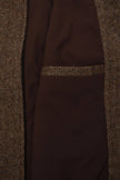 James Harper JHJ155 Herringbone Zip Jacket Brown