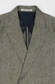 James Harper Textured Double Breasted Blazer Olive