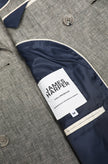 James Harper Textured Double Breasted Blazer Olive