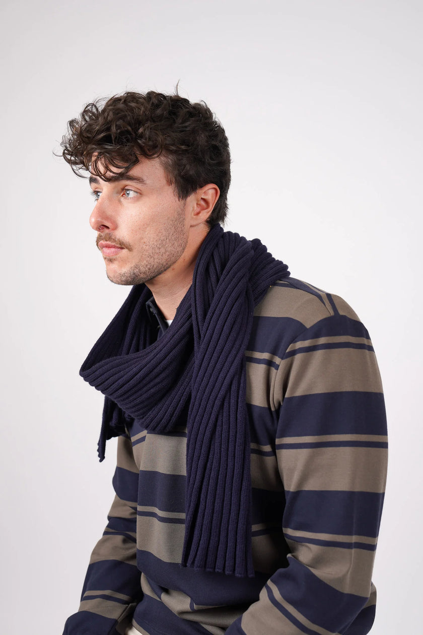 James Harper Scarf Navy