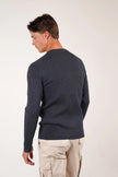 James Harper JHK85 Fine Cable Knit Petrol