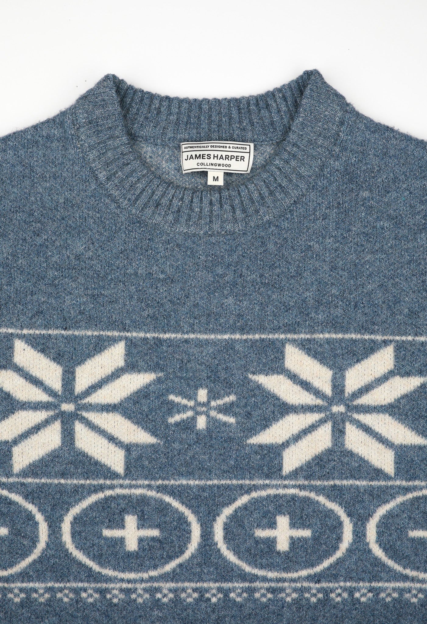 James Harper Nordic Knit Indigo