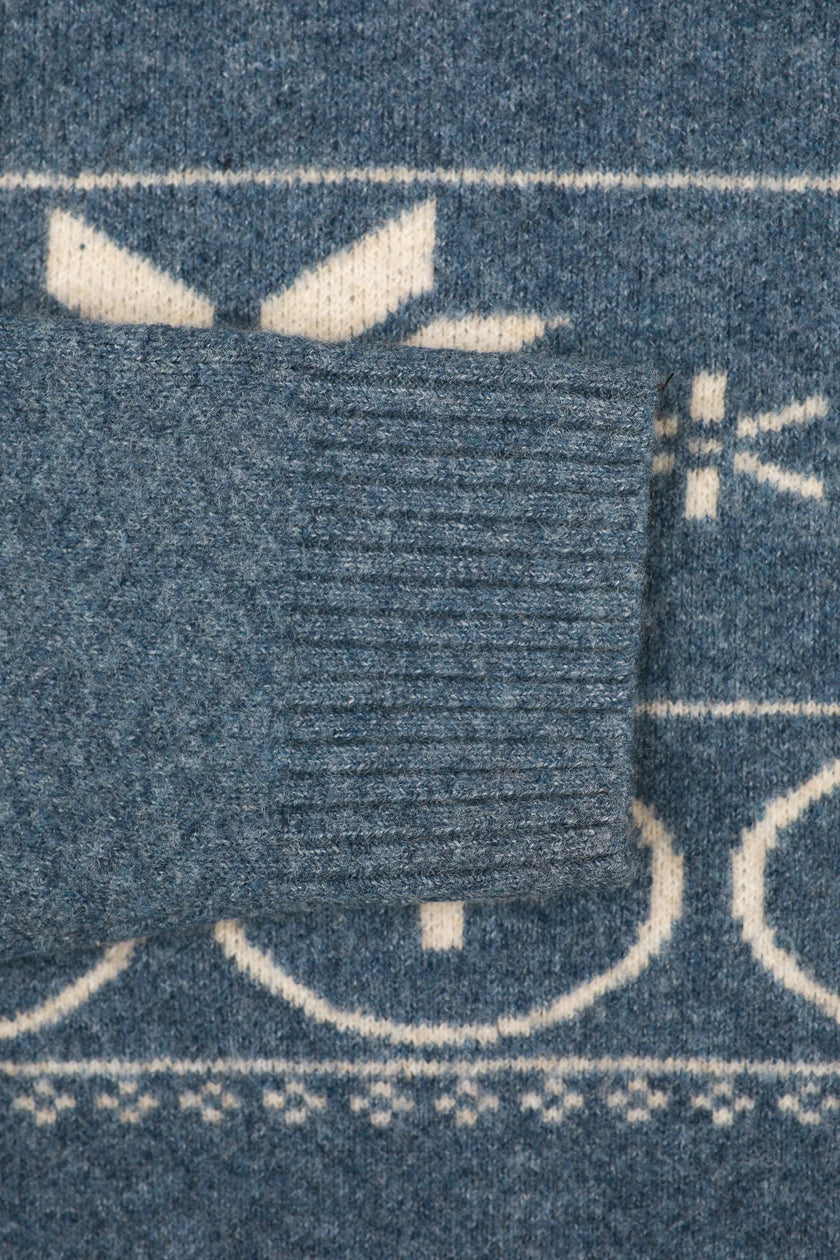 James Harper Nordic Knit Indigo