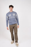 James Harper Nordic Knit Indigo