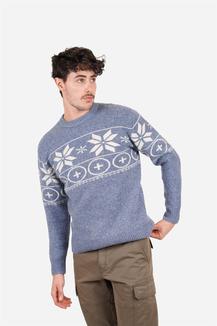 James Harper Nordic Knit Indigo