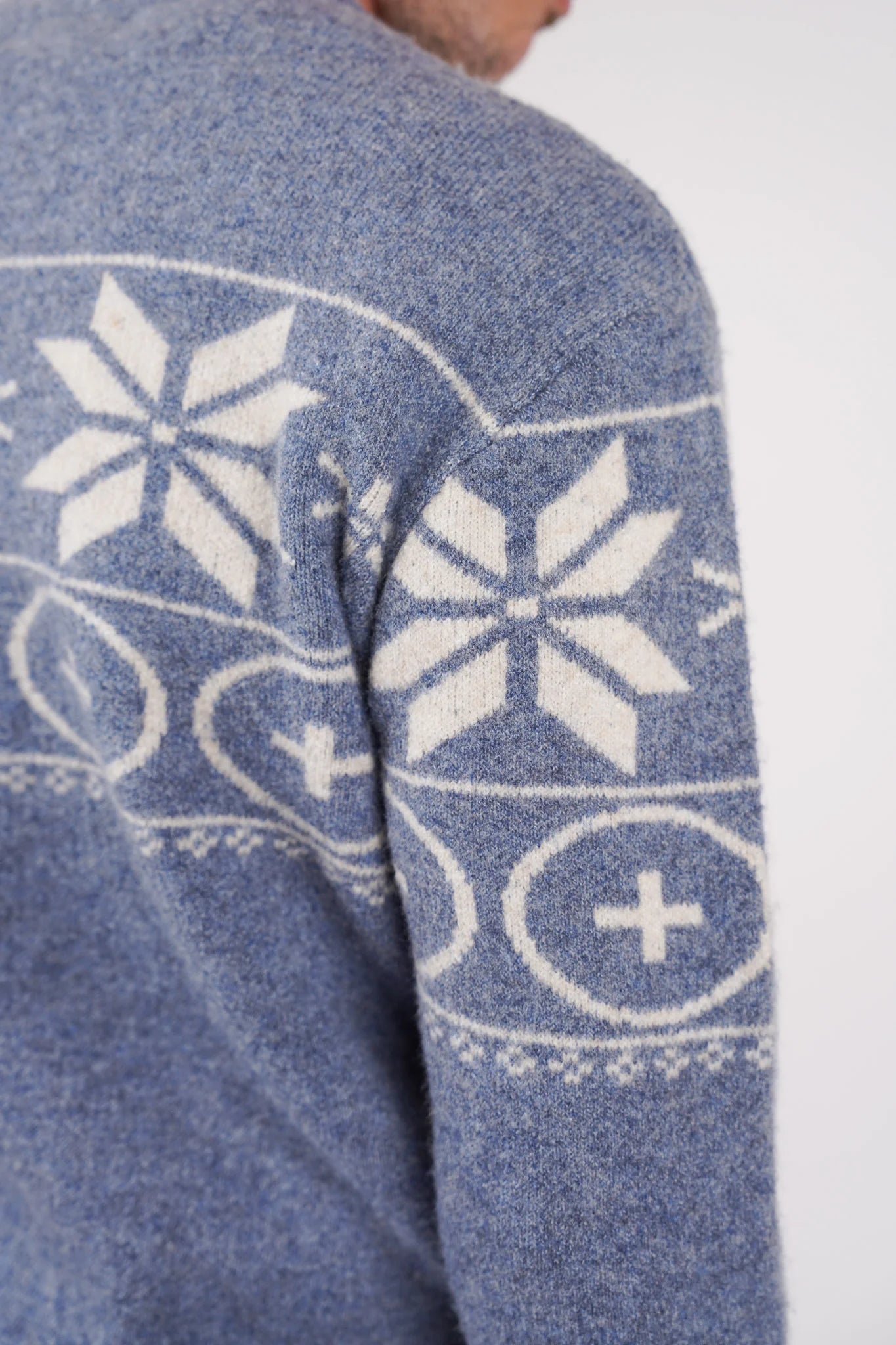 James Harper Nordic Knit Indigo