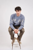 James Harper Nordic Knit Indigo