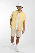 Load image into Gallery viewer, James Harper JHS502 Cuban Collar Shirt Butter
