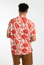Load image into Gallery viewer, James Harper JHS512 S/S Cuban Collar Shirt Tropics Orange
