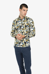 James Harper JHS538 Poplin Leaf Rattan Shirt