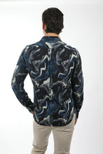 Load image into Gallery viewer, James Harper JHS540 Viscose LS Shirt Earth Navy
