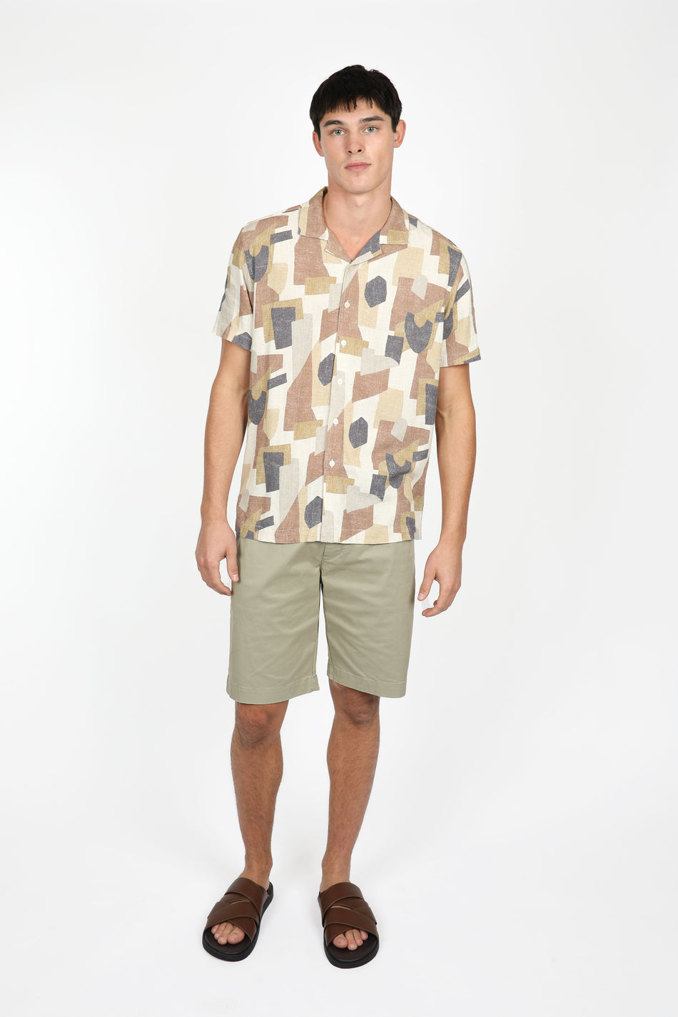 James Harper Chino Shorts Sage