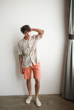 Load image into Gallery viewer, James Harper Havanna Cuban Collar Linen Shirt Mocha
