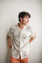 Load image into Gallery viewer, James Harper Havanna Cuban Collar Linen Shirt Mocha
