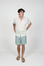 Load image into Gallery viewer, James Harper Linen Relaxed Waist Short Sea
