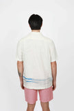James Harper Hawaii Cuban Collar Linen Shirt Natural