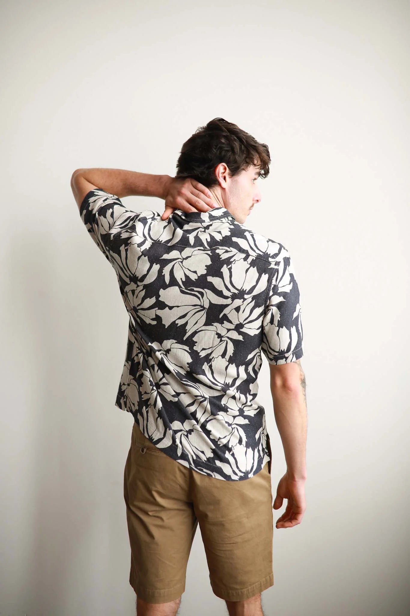 James Harper Puerto Rico Linen S/S Shirt Navy