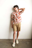 James Harper Puerto Rico Linen S/S Shirt Paprika