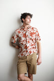 James Harper Puerto Rico Linen S/S Shirt Paprika