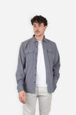 James Harper Western Cord LS Shirt Basalt