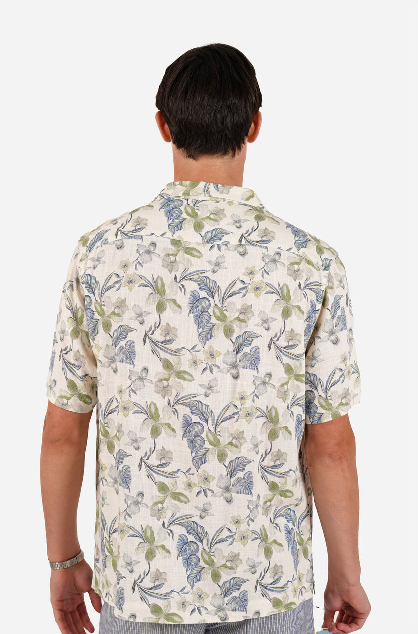 James Harper SS Cuban Collar Maldives Green