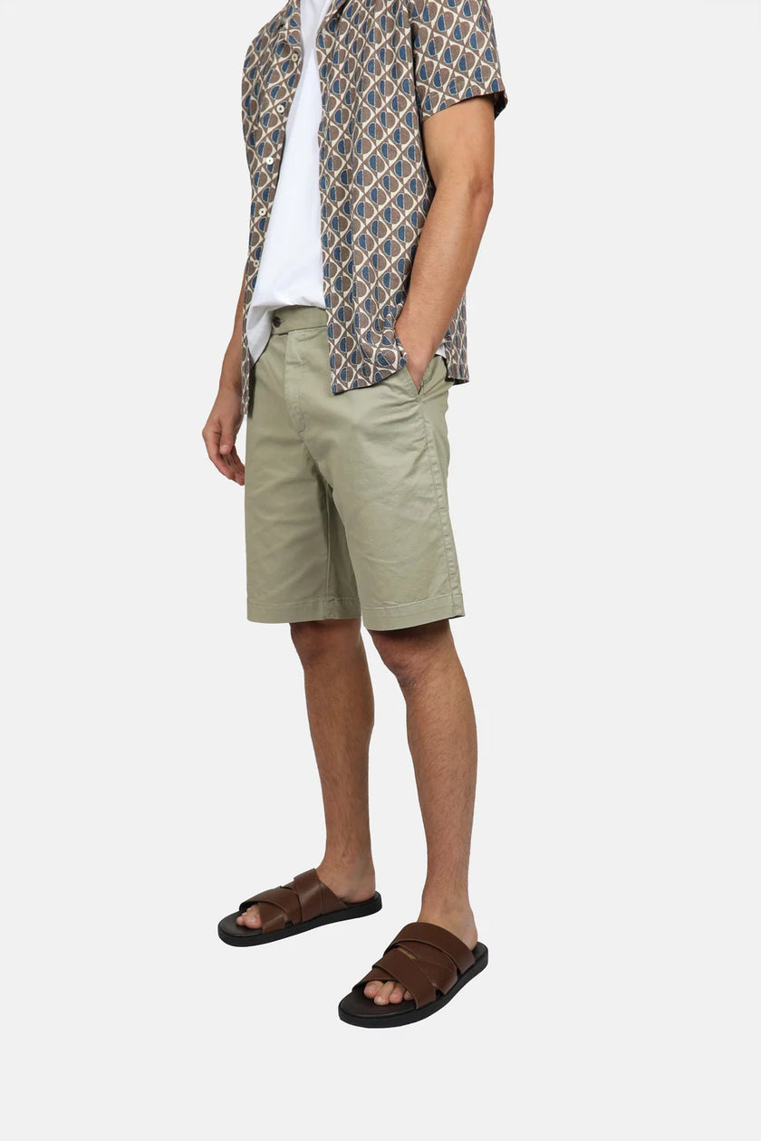 James Harper Chino Shorts Sage