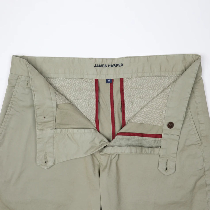 James Harper Chino Shorts Sage