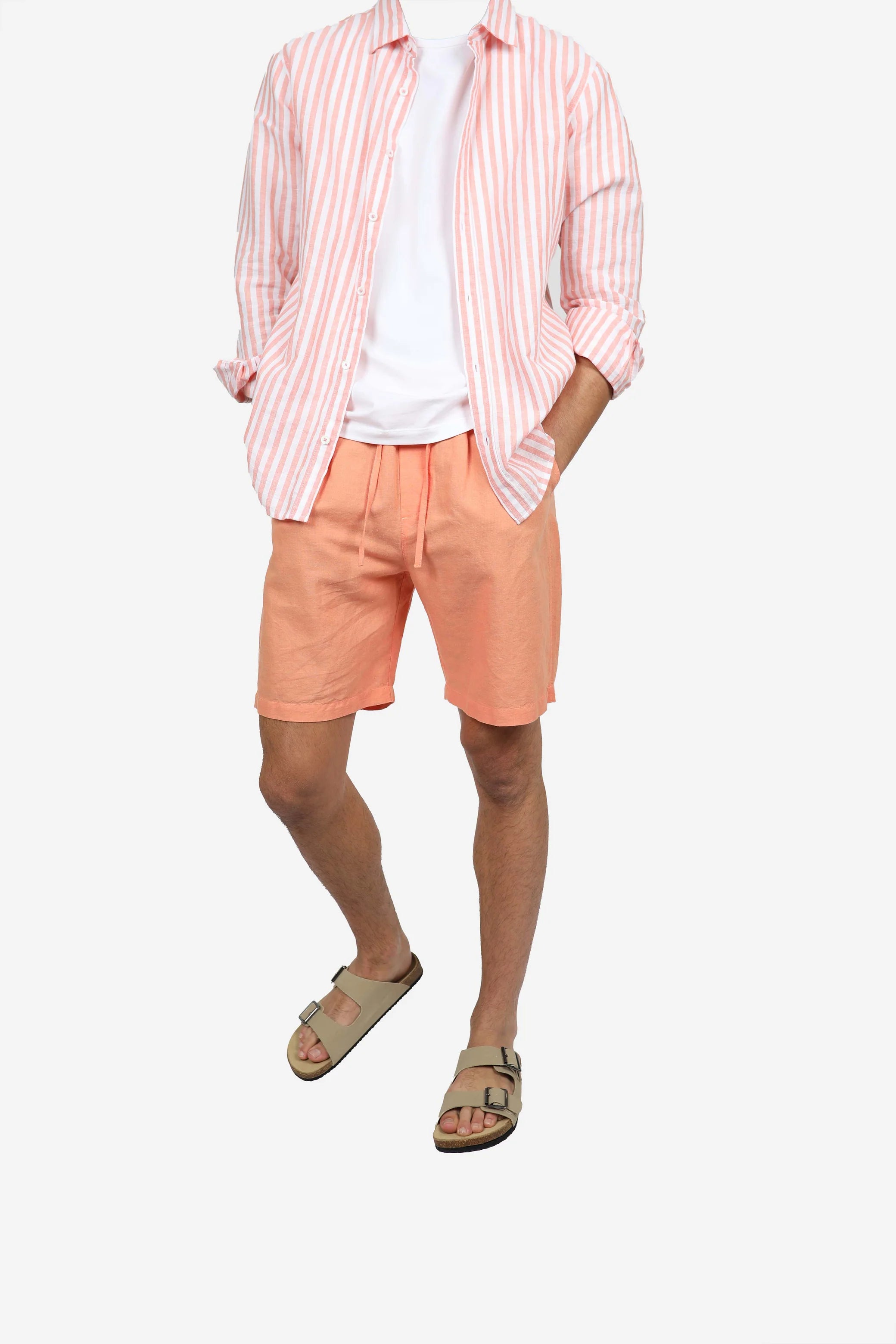James Harper JHSH30 Relaxed Short Coral