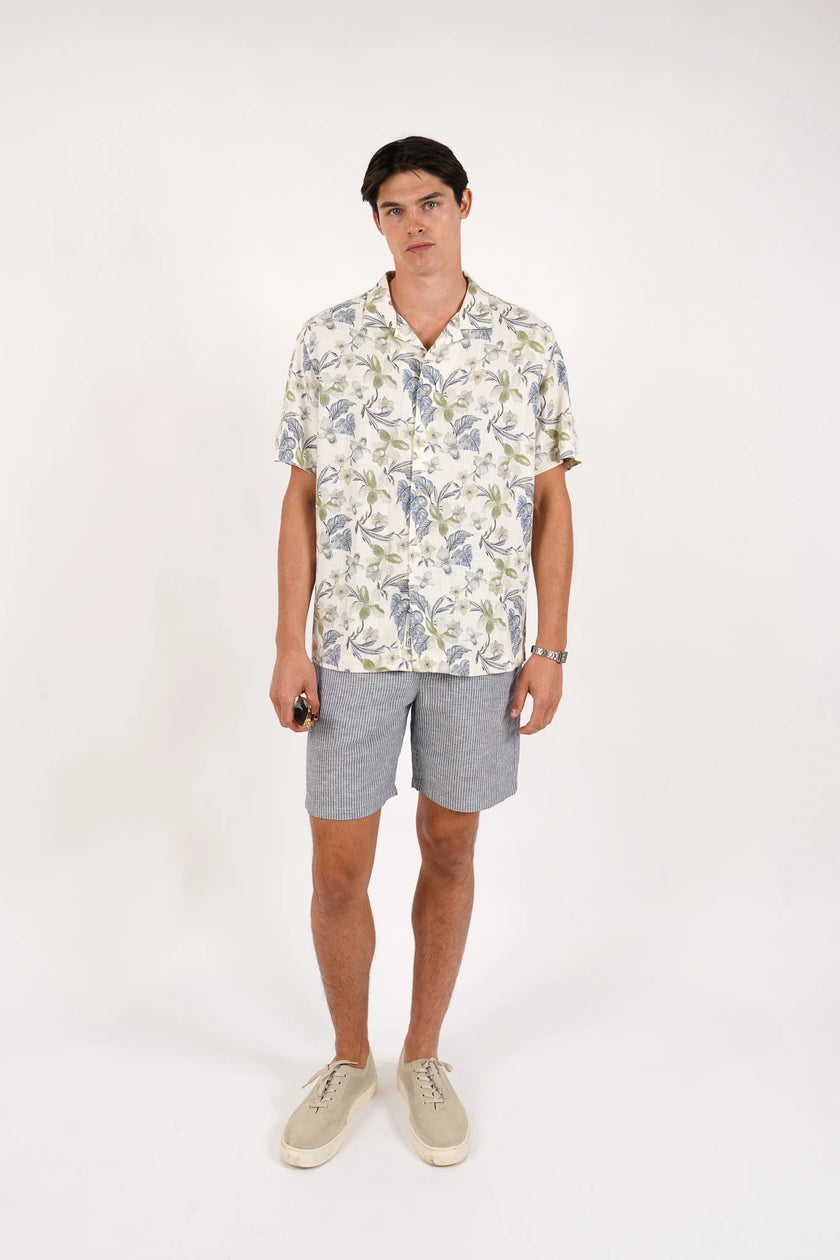 James Harper SS Cuban Collar Maldives Green