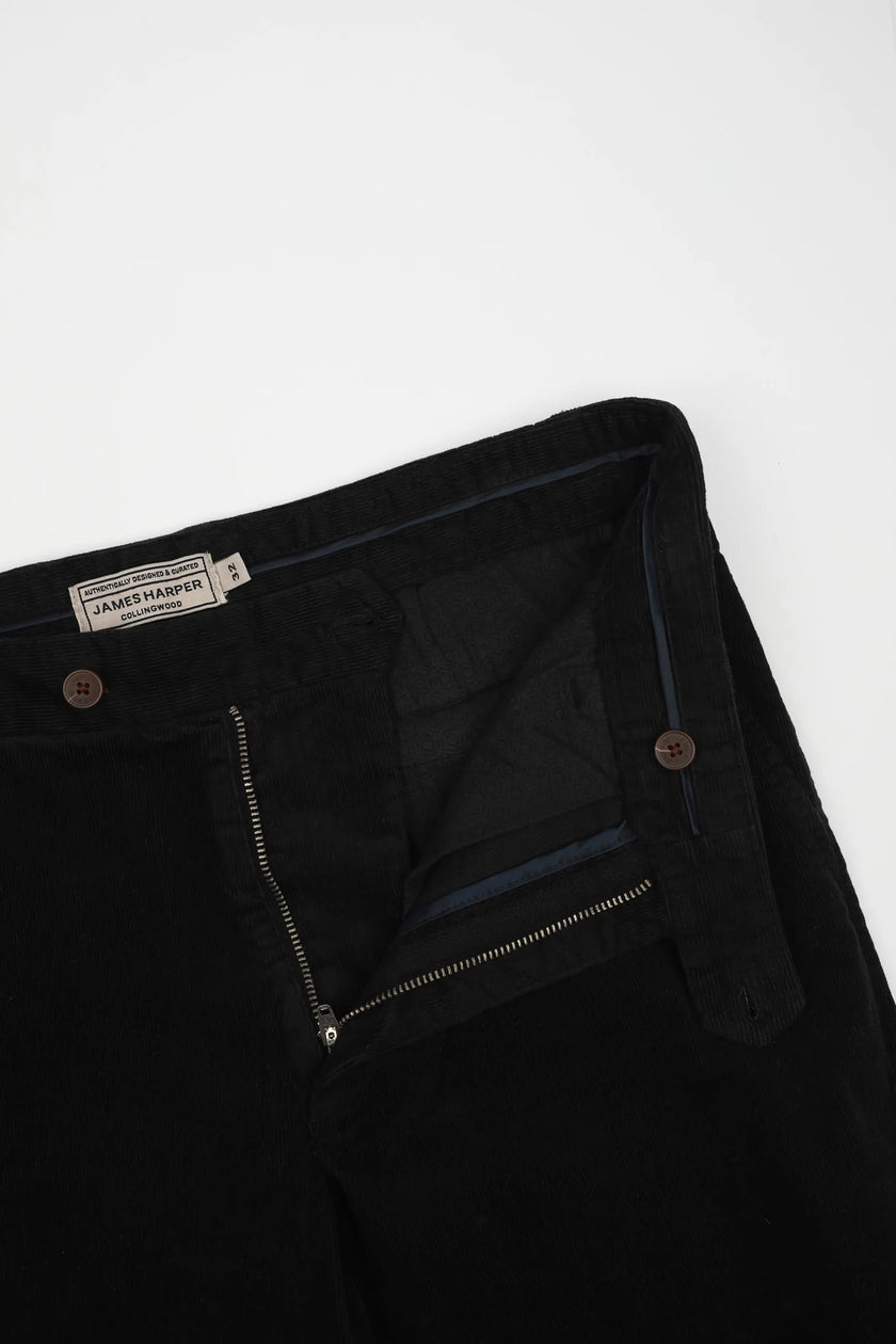 James Harper Corduroy Pant Black