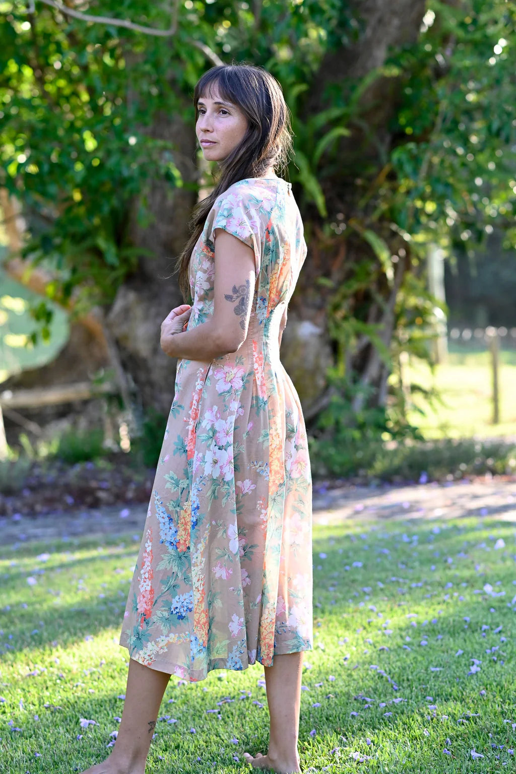 Lazybones Jasmine Dress Flora