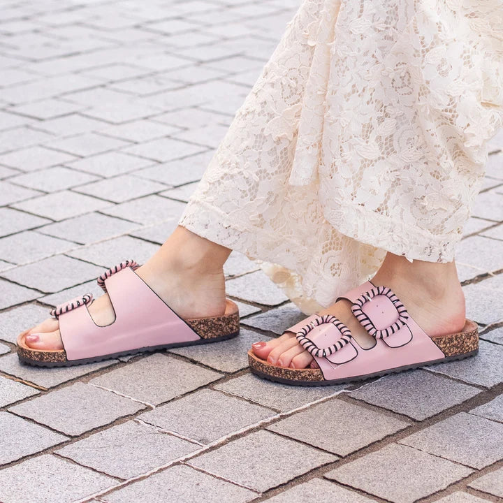 Los Cabos Jirona Slides Pink