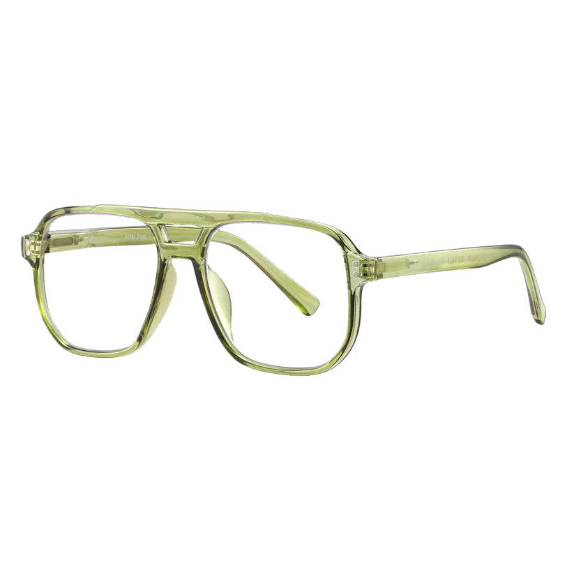 Captivated Eyewear Jordan Readers Green