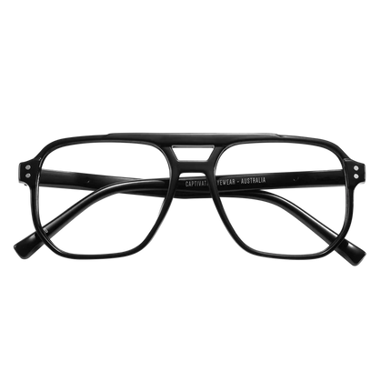 Captivated Eyewear Jordan Readers Black
