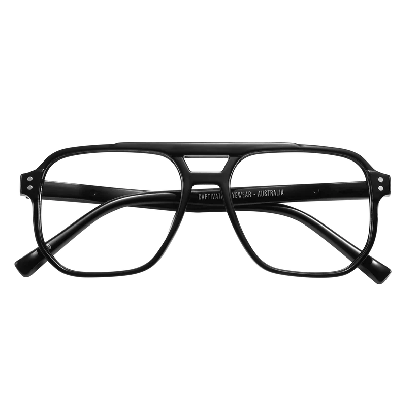 Captivated Eyewear Jordan Readers Black