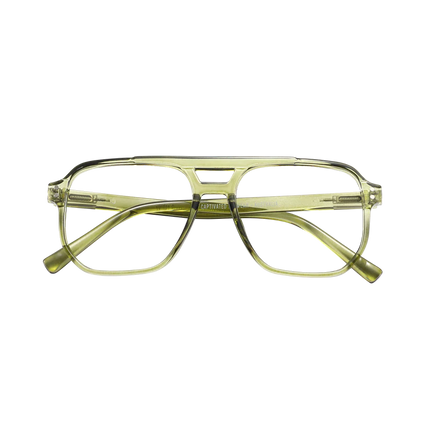 Captivated Eyewear Jordan Readers Green
