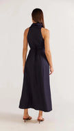 Staple The Label Jori Wrap Dress Navy