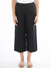 Load image into Gallery viewer, Jump Wide Stripe Pant Black
