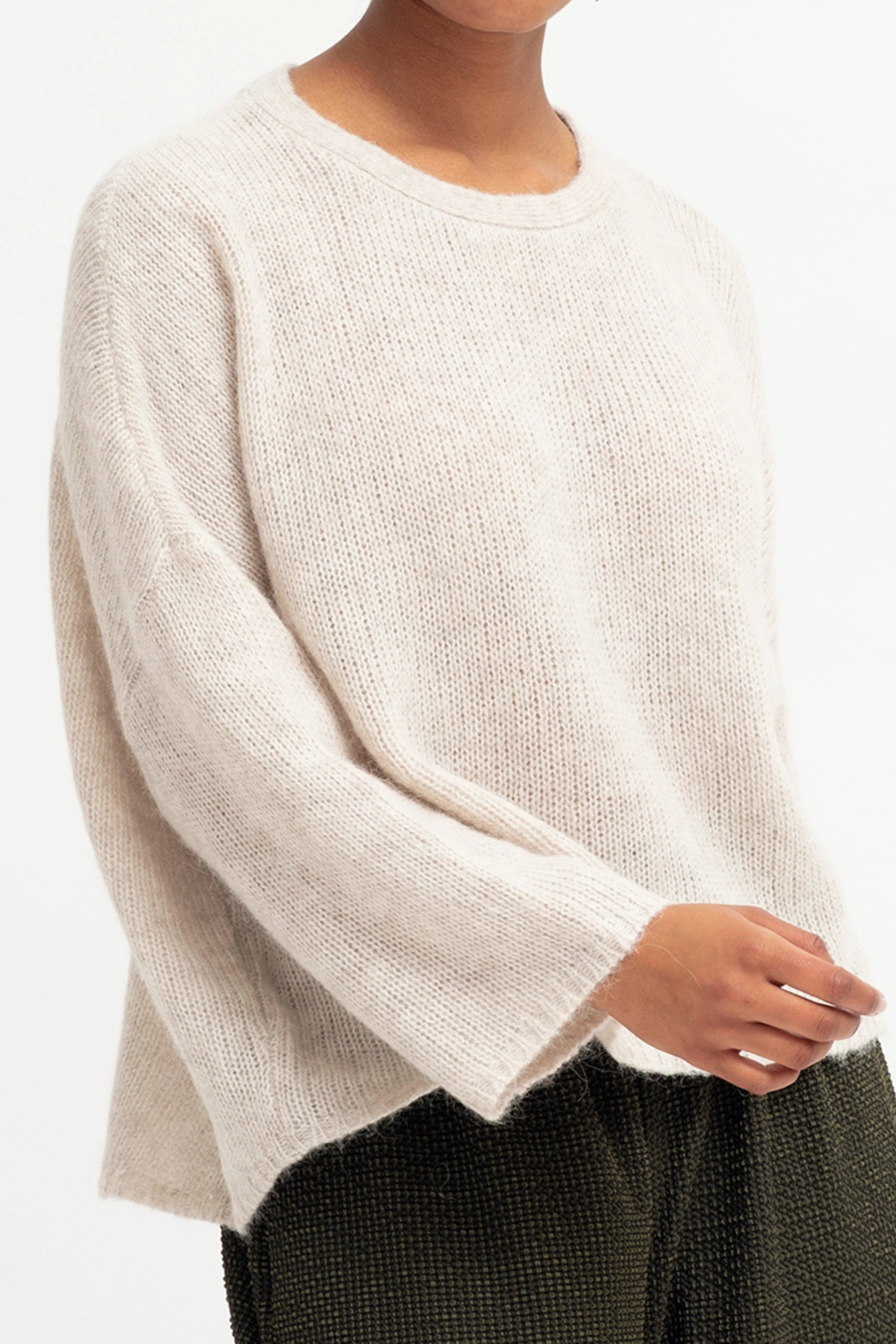 Elk Agna Sweater Ecru