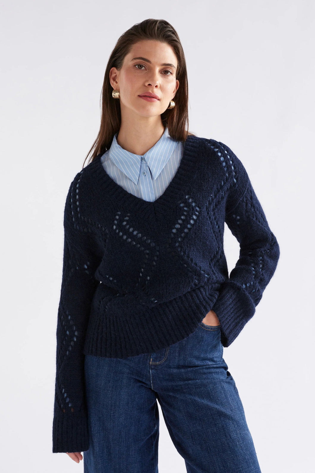 Elk Sirona Sweater Steel Blue