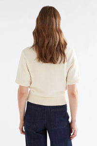 ELK Luft Knit Top White