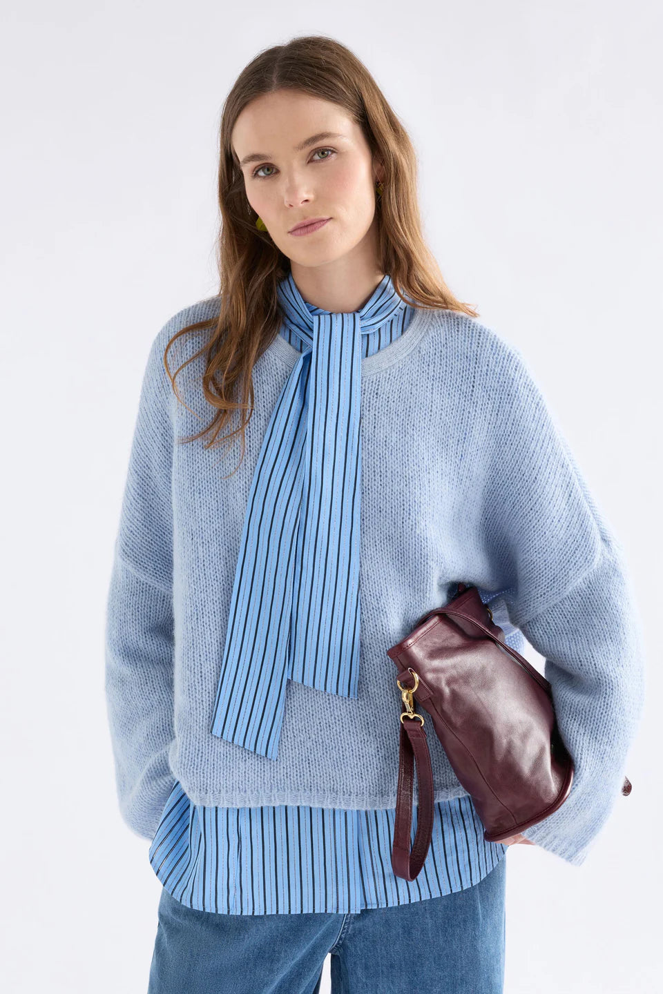 ELK Agna Sweater Pearl Blue