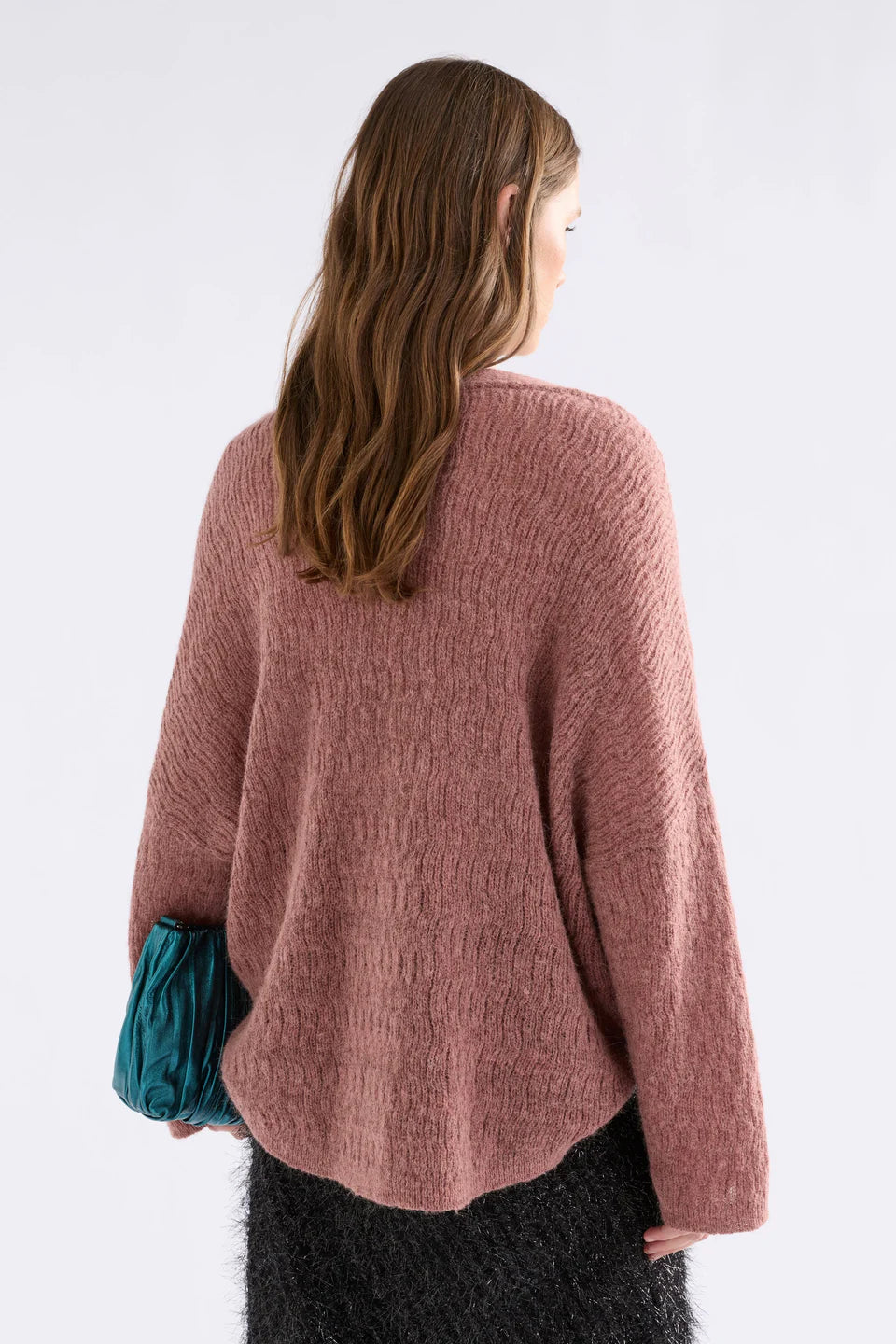 ELK Agna Pattern Sweater Rosewood