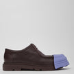 Camper Junction Brown Leather Mens Derby Shoe