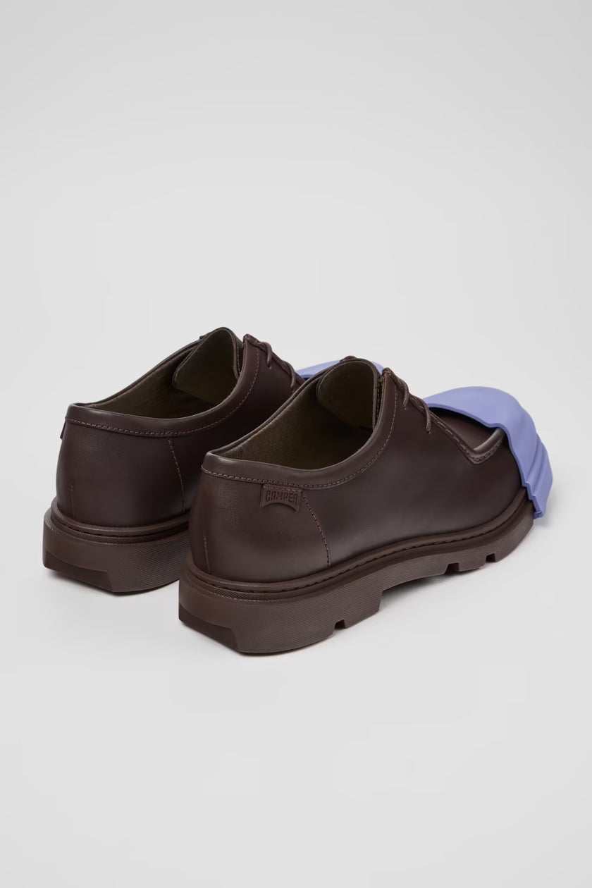Camper Junction Brown Leather Mens Derby Shoe