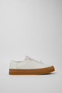 Camper Mens Peu Roda Sneakers White Tencel