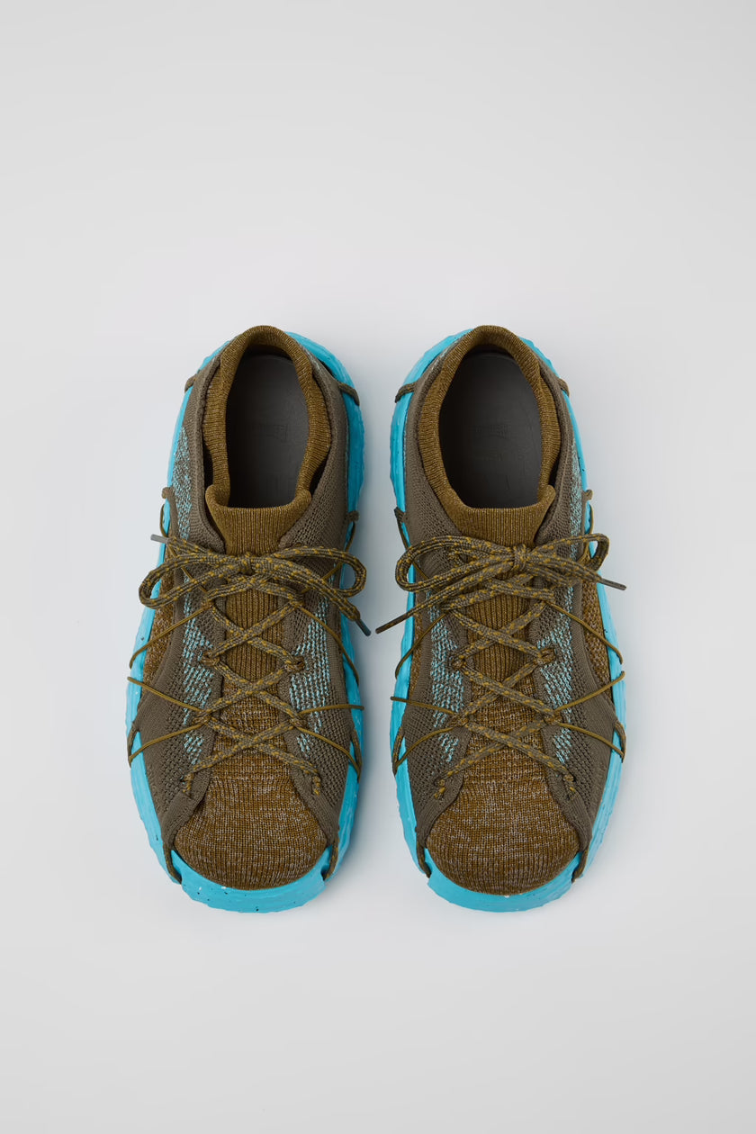Camper Mens Roku Sneakers Green/ Blue