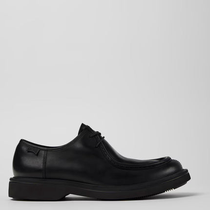 Camper Norman Black Leather Mens Derby Shoe