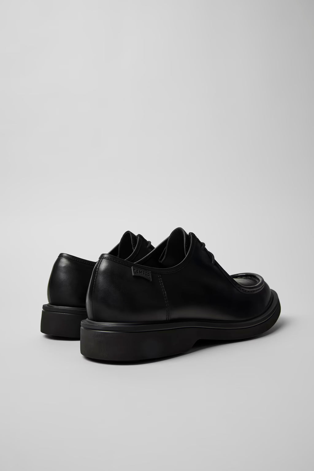 Camper Norman Black Leather Mens Derby Shoe